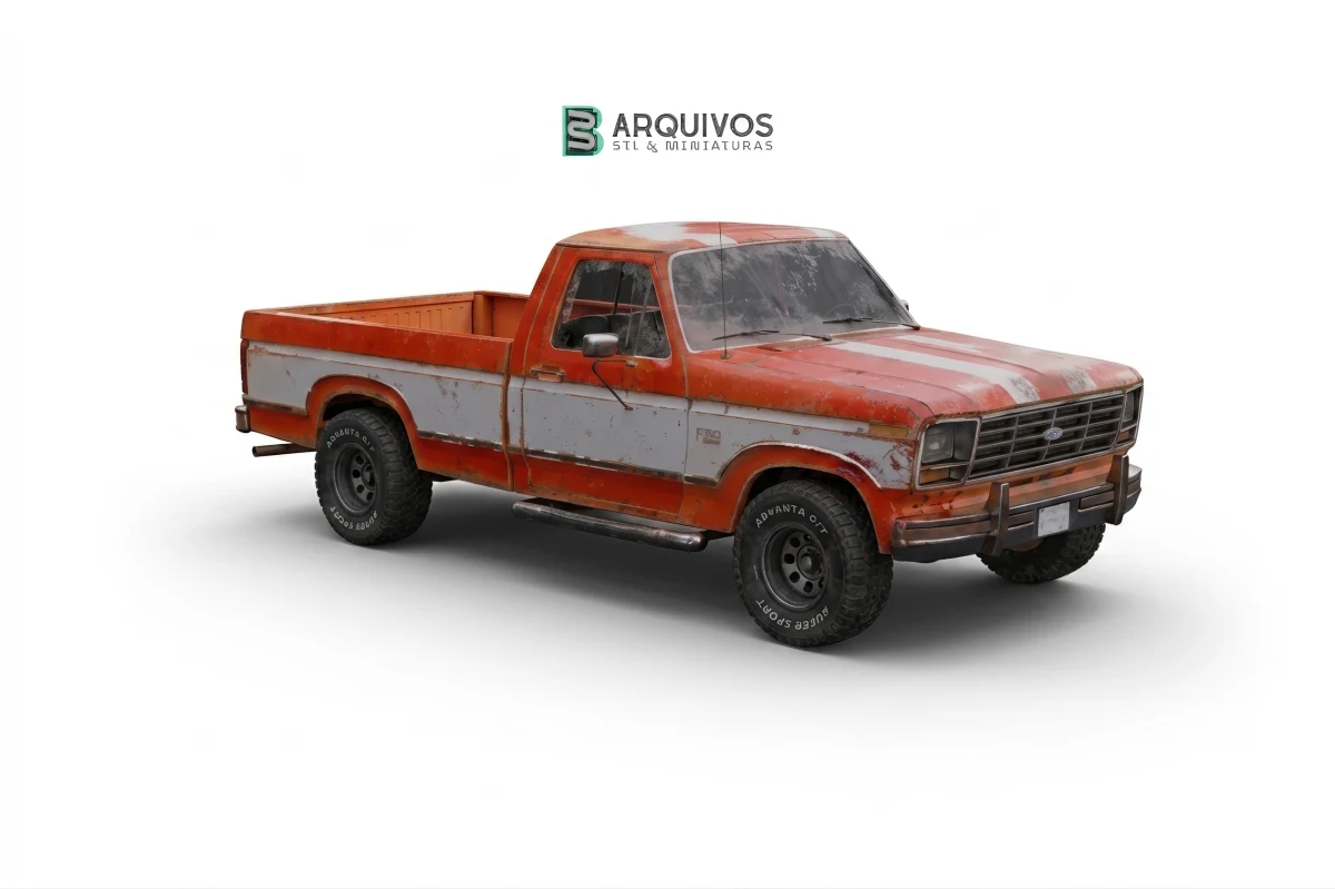 Modelo 3D STL - Ford F-150 XL 1980-1986 — foto 3